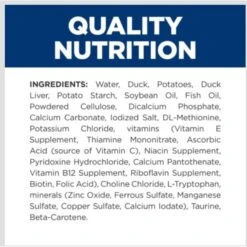 Hill's Prescription Diet D/d Skin/Food Sensitivities Duck Formula Canned Dog Food 14 Hill's Prescription Diet D/d Skin/Food Sensitivities Duck Formula Canned Dog Food -Pet Wellness 69747 PT5. AC SS1800 V1682350075