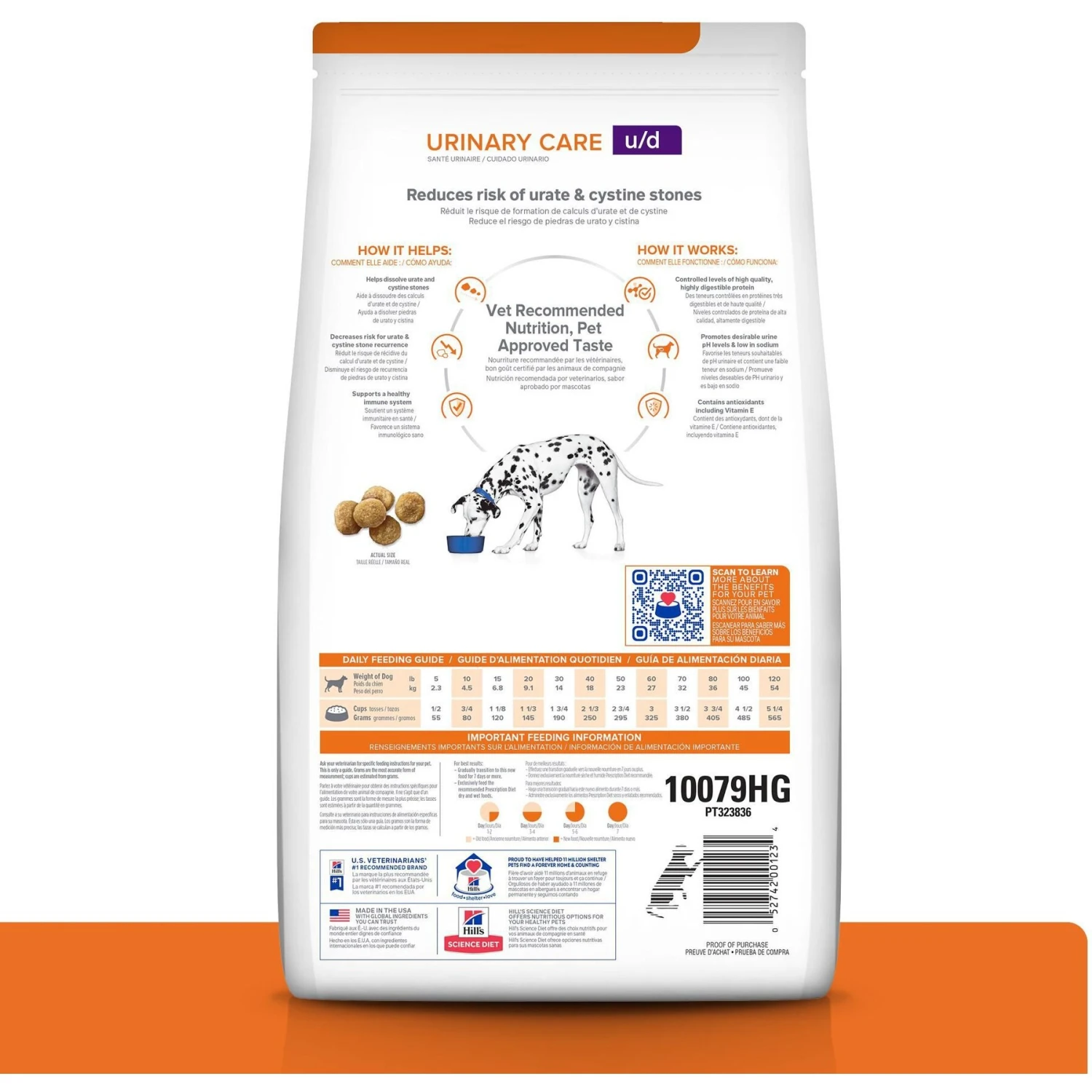 Hill's Prescription Diet U/d Urinary Care Original Flavor Dry Dog Food 2 Hill's Prescription Diet U/d Urinary Care Original Flavor Dry Dog Food - Image 2