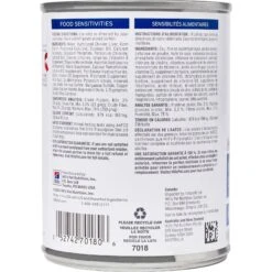 Hill's Prescription Diet Z/d Original Skin/Food Sensitivities Canned Dog Food -Pet Wellness 69803 PT2. AC SS1800 V1657661019