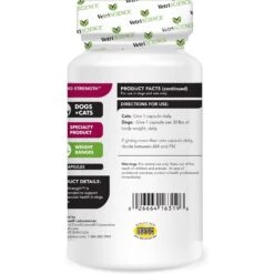 VetriScience Cardio Strength Capsules Heart Supplement For Cats & Dogs -Pet Wellness 69894 PT2. AC SS1800 V1658944062