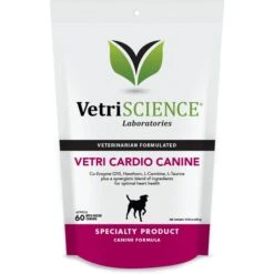 VetriScience Vetri Cardio Canine Soft Chews Heart Supplement For Dogs