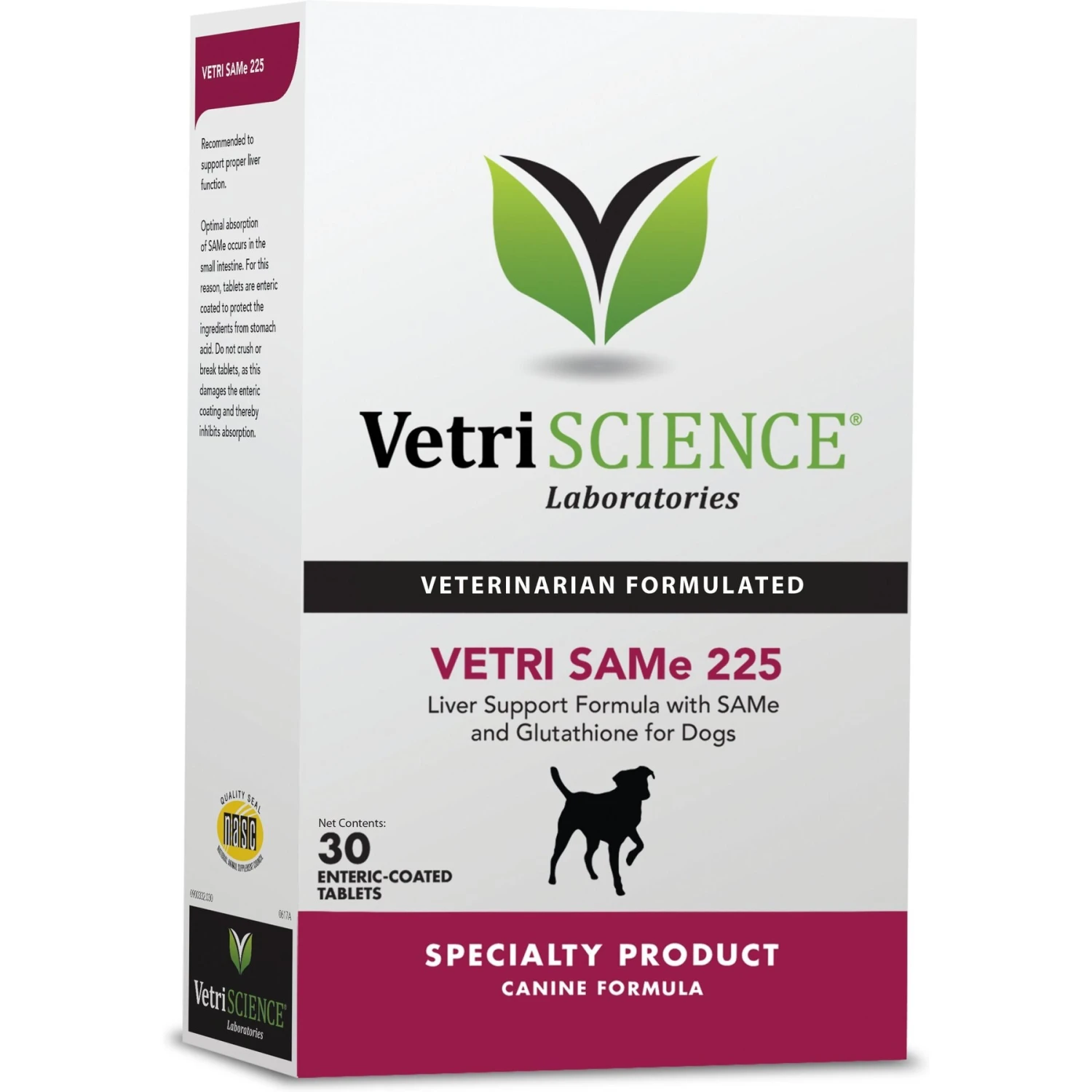 VetriScience VETRI SAMe 225 Tablets Liver Supplement For Dogs 1 VetriScience VETRI SAMe 225 Tablets Liver Supplement For Dogs