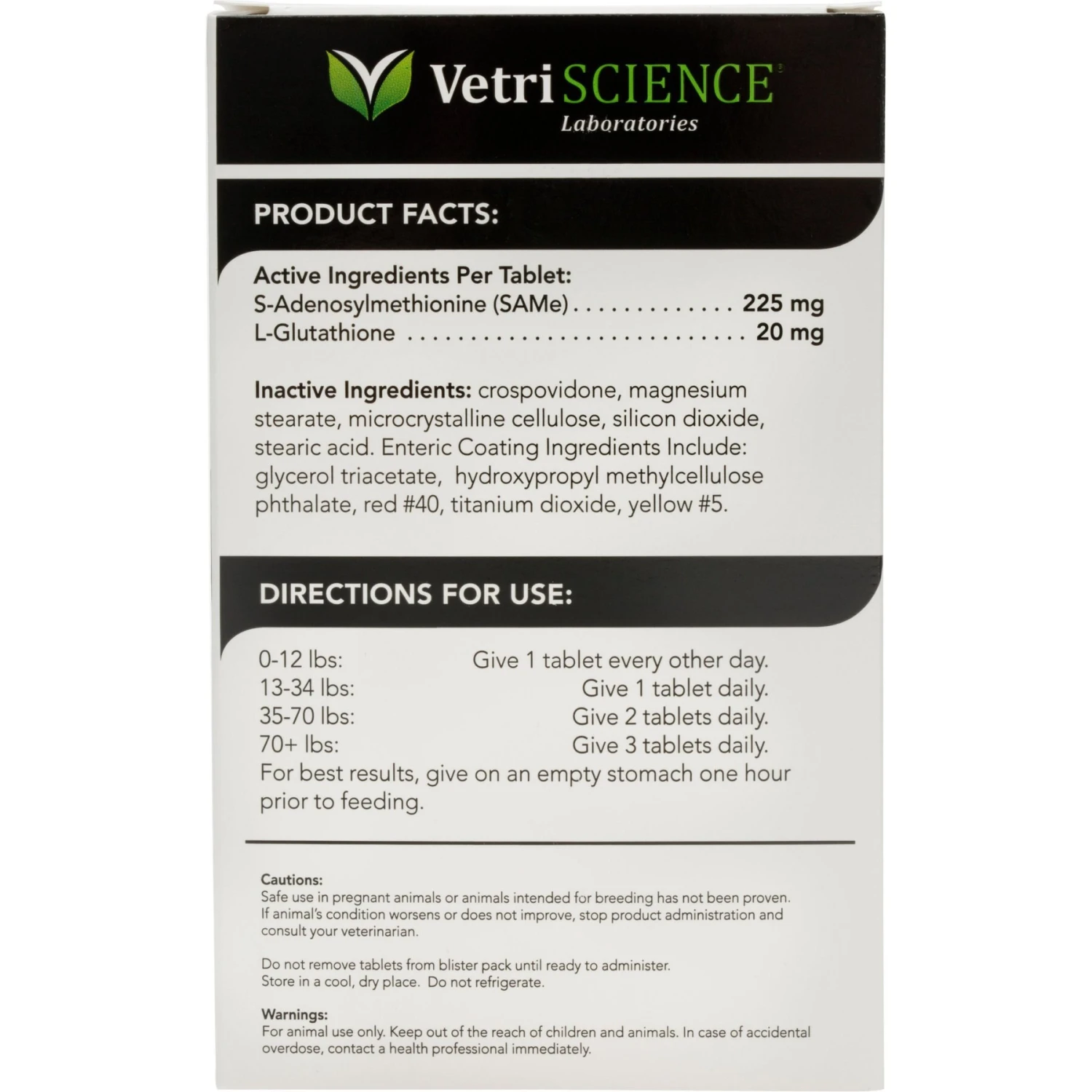 VetriScience VETRI SAMe 225 Tablets Liver Supplement For Dogs 3 VetriScience VETRI SAMe 225 Tablets Liver Supplement For Dogs - Image 3