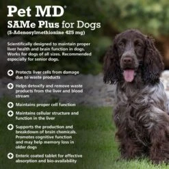 Pet MD Same Plus Liver Support Dog Supplement, 30 Count -Pet Wellness 701150 PT2. AC SS1800 V1667597261