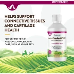 NaturVet Advanced Care ArthriSoothe-GOLD Liquid Joint Supplement For Cats & Dogs -Pet Wellness 70229 PT2. AC SS1800 V1698695294