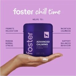 Foster Advanced Calming Banana & Beef Flavored Soft Chews Dog Health Supplement, 90 Count 11 Foster Advanced Calming Banana & Beef Flavored Soft Chews Dog Health Supplement, 90 Count -Pet Wellness 704062 PT2. AC SS1800 V1693496080