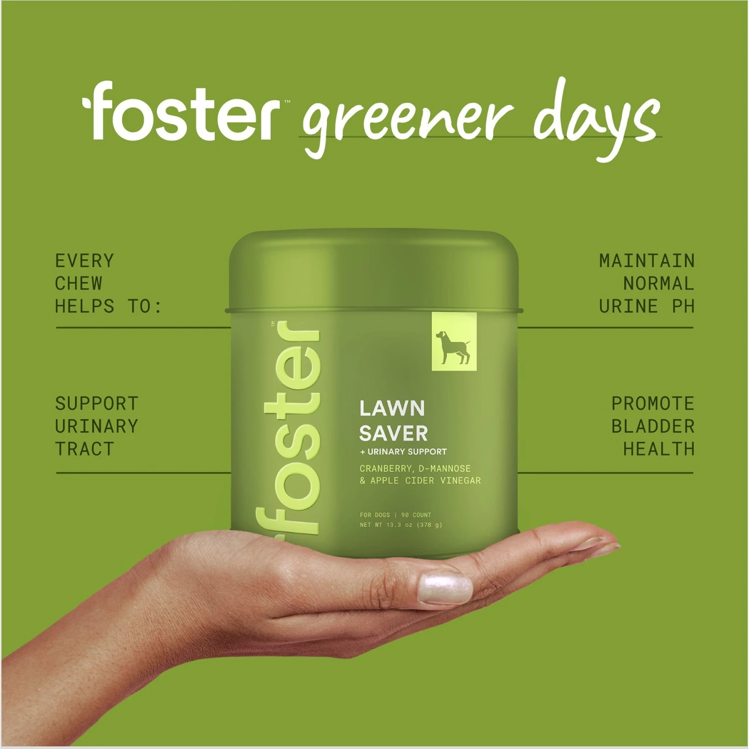 Foster Lawn Saver Chicken & Apple Flavored Soft Chews Dog Health Supplement, 90 Count 3 Foster Lawn Saver Chicken & Apple Flavored Soft Chews Dog Health Supplement, 90 Count - Image 3