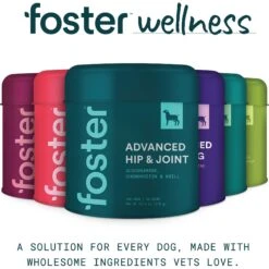 Foster Advanced Hip & Joint Banana & Apple Flavored Dog Health Supplement, 90 Count 17 Foster Advanced Hip & Joint Banana & Apple Flavored Dog Health Supplement, 90 Count -Pet Wellness 704094 PT8. AC SS1800 V1693491452