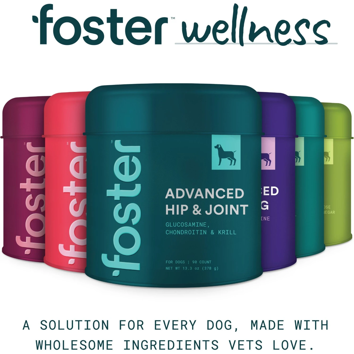 Foster Advanced Hip & Joint Banana & Apple Flavored Dog Health Supplement, 90 Count 9 Foster Advanced Hip & Joint Banana & Apple Flavored Dog Health Supplement, 90 Count - Image 9