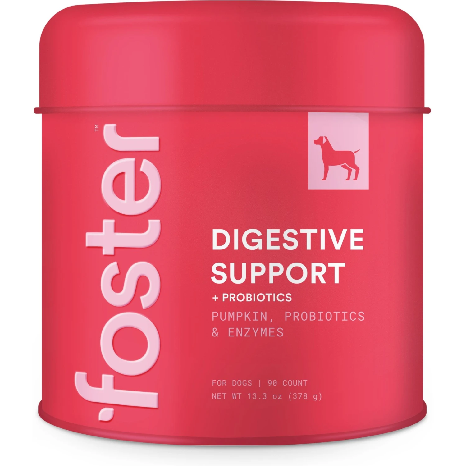 Foster Digestive Support + Probiotics Banana & Apple Flavored Soft Chews Dog Supplement, 90 Count 1 Foster Digestive Support + Probiotics Banana & Apple Flavored Soft Chews Dog Supplement, 90 Count