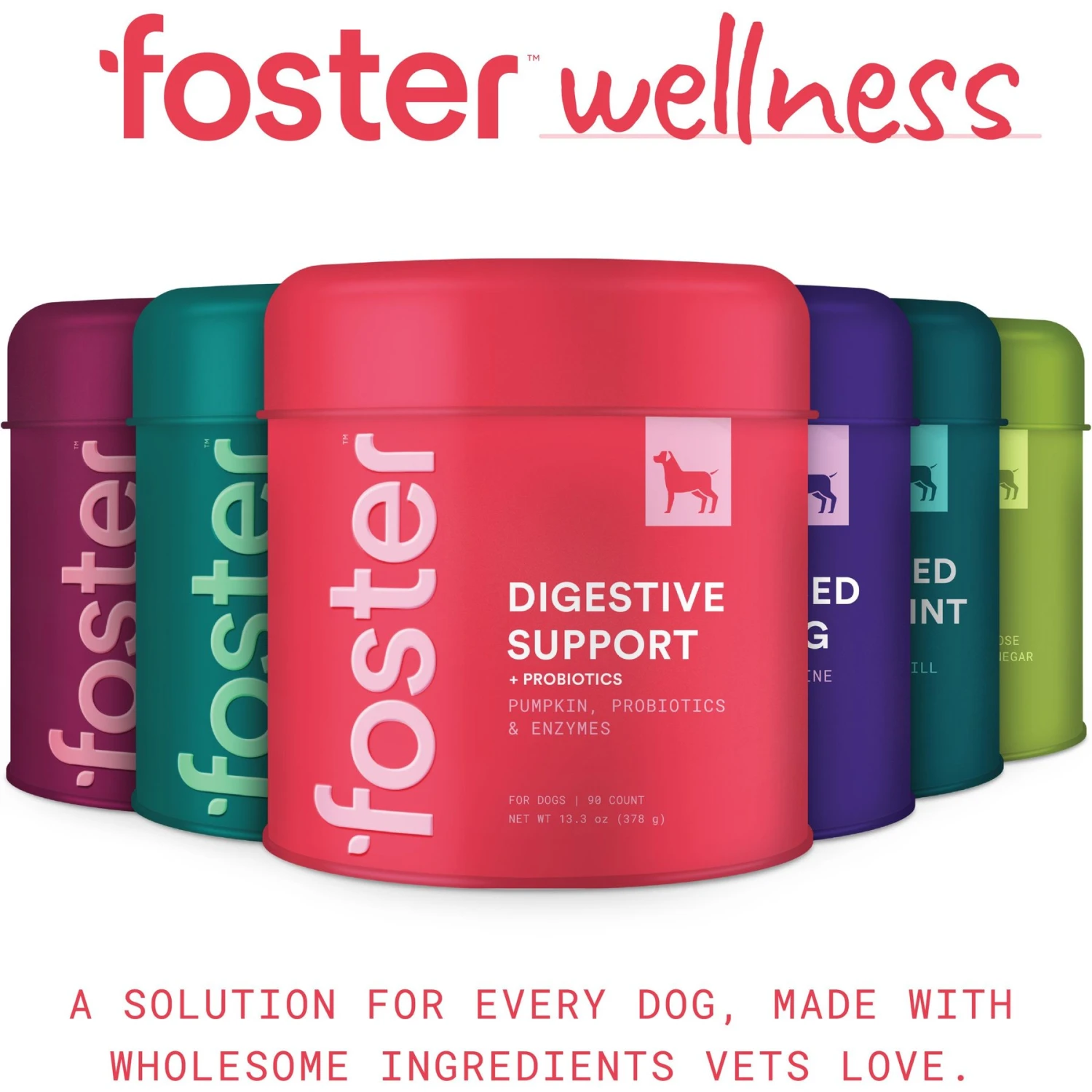 Foster Digestive Support + Probiotics Banana & Apple Flavored Soft Chews Dog Supplement, 90 Count 9 Foster Digestive Support + Probiotics Banana & Apple Flavored Soft Chews Dog Supplement, 90 Count - Image 9