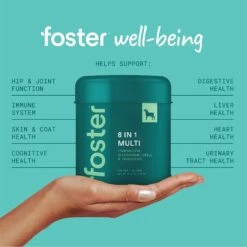 Foster 8-in-1 Multivitamin Beef & Apple Flavored Soft Chews Dog Supplement, 90 Count 14 Foster 8-in-1 Multivitamin Beef & Apple Flavored Soft Chews Dog Supplement, 90 Count -Pet Wellness 704142 PT6. AC SS1800 V1668628281