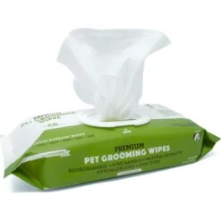 Doggy Do Good Premium Lavender Scented Cat & Dog Grooming Wipes, X-Large, 60 Count