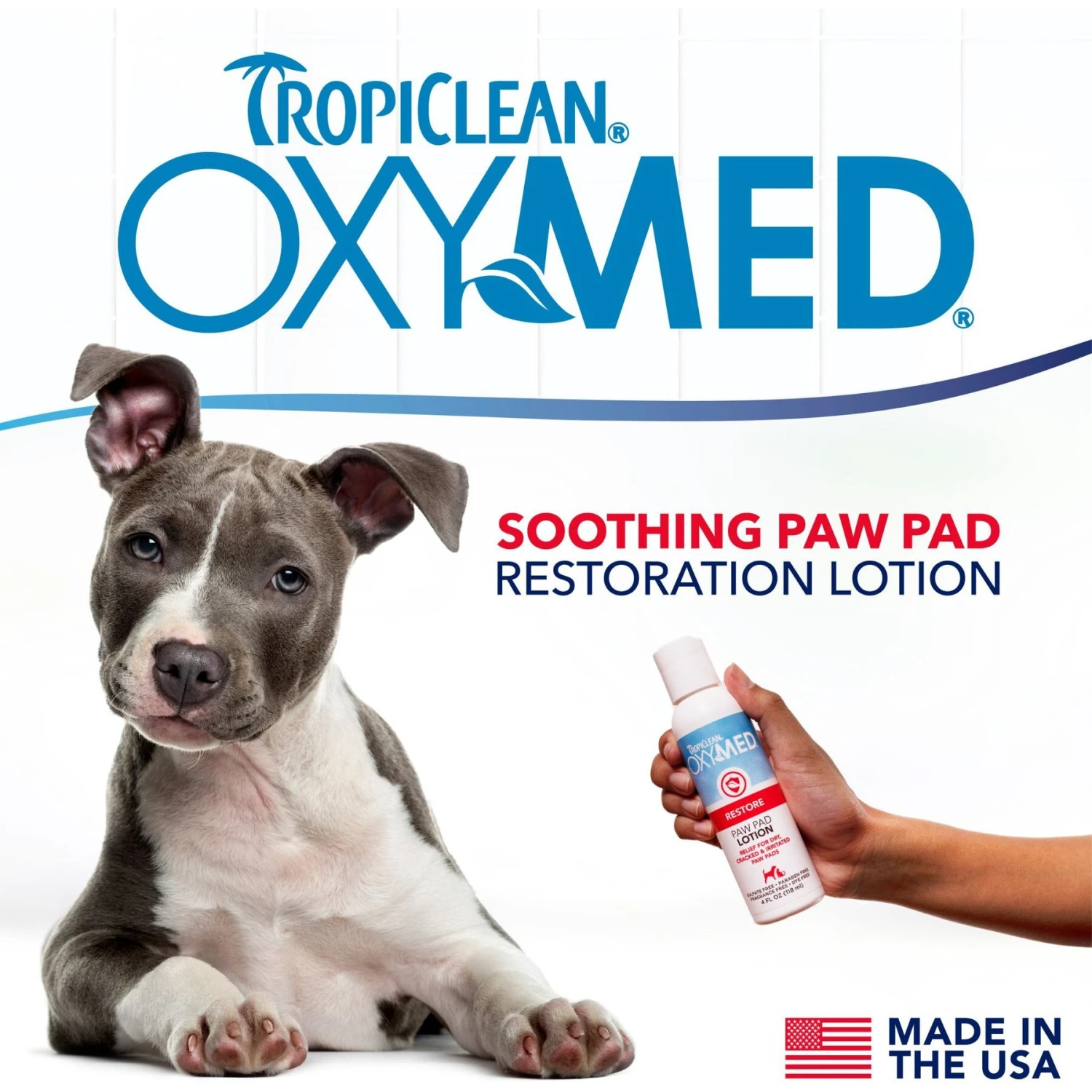 TropiClean OxyMed Soothing Paw Balm With Shea Butter Dog & Cat Cream, 4-oz Bottle 3 TropiClean OxyMed Soothing Paw Balm With Shea Butter Dog & Cat Cream, 4-oz Bottle - Image 3