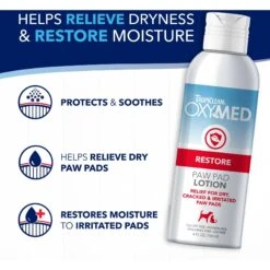 TropiClean OxyMed Soothing Paw Balm With Shea Butter Dog & Cat Cream, 4-oz Bottle 14 TropiClean OxyMed Soothing Paw Balm With Shea Butter Dog & Cat Cream, 4-oz Bottle -Pet Wellness 704262 PT5. AC SS1800 V1671551845