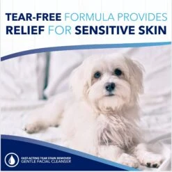 TropiClean OxyMed Tear Stain Remover Whitening Dog Shampoo, 8-oz Bottle -Pet Wellness 704294 PT6. AC SS1800 V1671551859