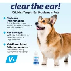 Vetnique Labs Oticbliss Ear Drops Medicated For Ear Infections For Dogs & Cats, 1.8-oz Bottle 11 Vetnique Labs Oticbliss Ear Drops Medicated For Ear Infections For Dogs & Cats, 1.8-oz Bottle -Pet Wellness 704590 PT2. AC SS1800 V1703276439