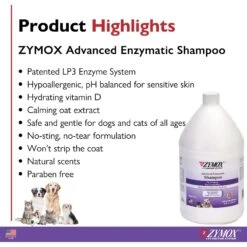 Zymox Advanced Enzymatic Oatmeal Cat & Dog Shampoo 12 Zymox Advanced Enzymatic Oatmeal Cat & Dog Shampoo -Pet Wellness 705390 PT4. AC SS1800 V1671726600
