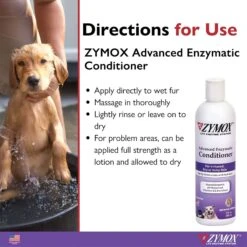 Zymox Advanced Enzymatic Oatmeal Cat & Dog Conditioner -Pet Wellness 705406 PT5. AC SS1800 V1671726601