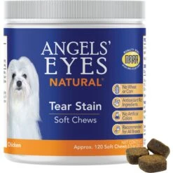 Angels' Eyes Natural Chicken Flavored Soft Chew Tear Stain Supplement For Dogs & Cats