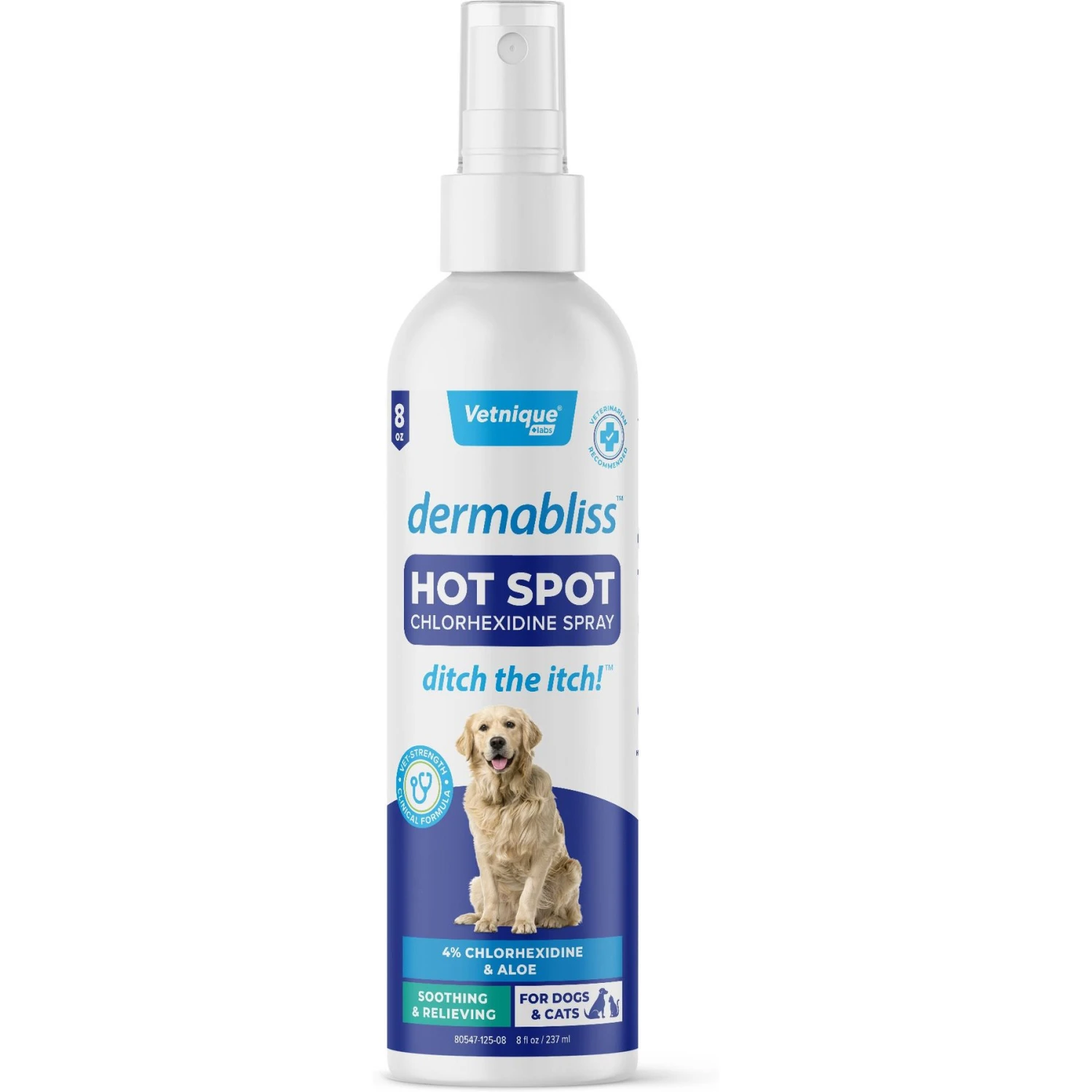 Vetnique Labs Dermabliss Hot Spot Medicated Spray For Dogs, 8-oz Bottle 1 Vetnique Labs Dermabliss Hot Spot Medicated Spray For Dogs, 8-oz Bottle