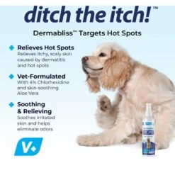 Vetnique Labs Dermabliss Hot Spot Medicated Spray For Dogs, 8-oz Bottle 10 Vetnique Labs Dermabliss Hot Spot Medicated Spray For Dogs, 8-oz Bottle -Pet Wellness 710110 PT2. AC SS1800 V1701882076