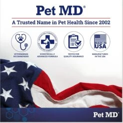 Pet MD EFA Deodorizing & Hypoallergenic Shampoo For Cats & Dogs, 16-oz Bottle -Pet Wellness 712438 PT5. AC SS1800 V1668550359