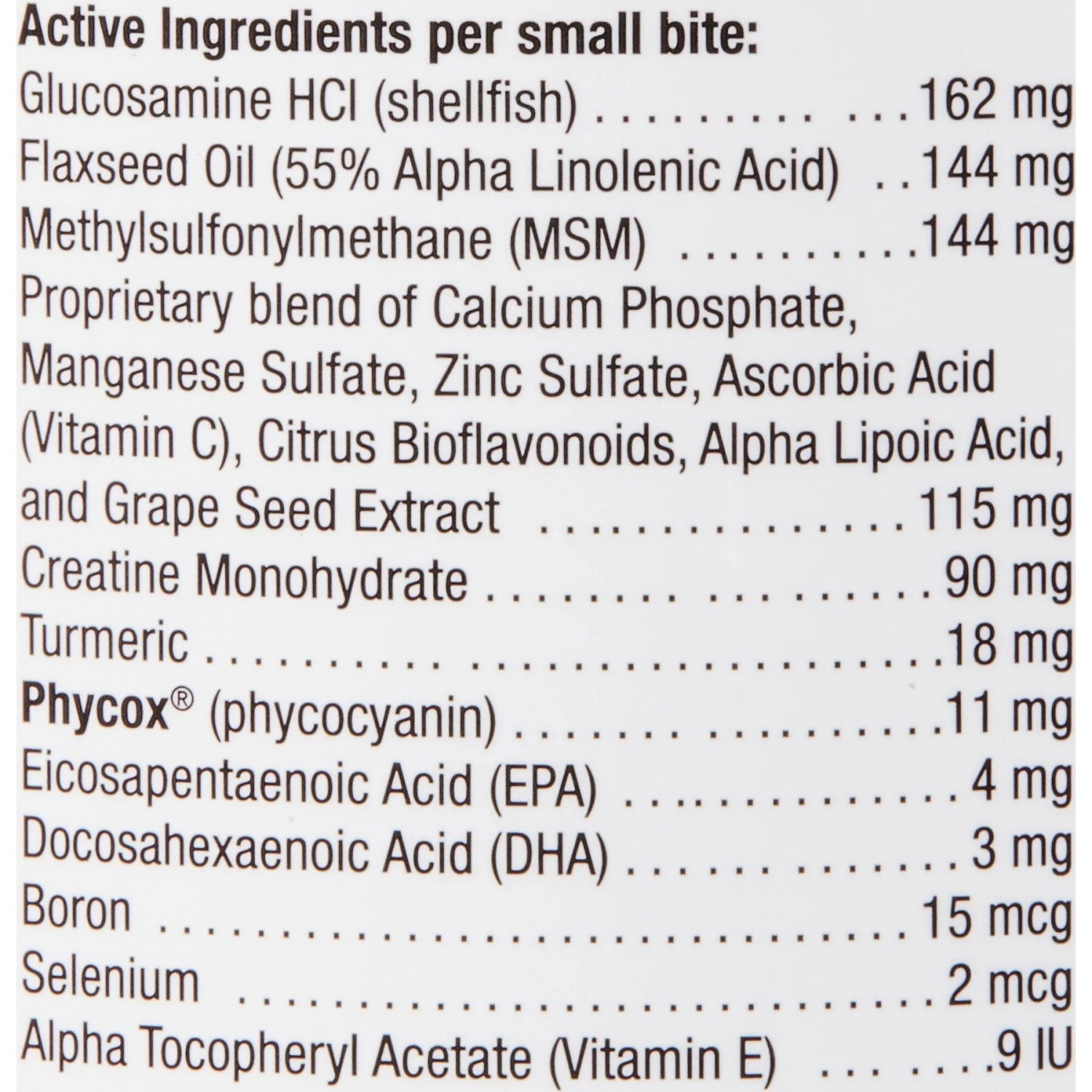 Phycox Small Bites Soft Chews Joint Supplement For Dogs 2 Phycox Small Bites Soft Chews Joint Supplement For Dogs - Image 2