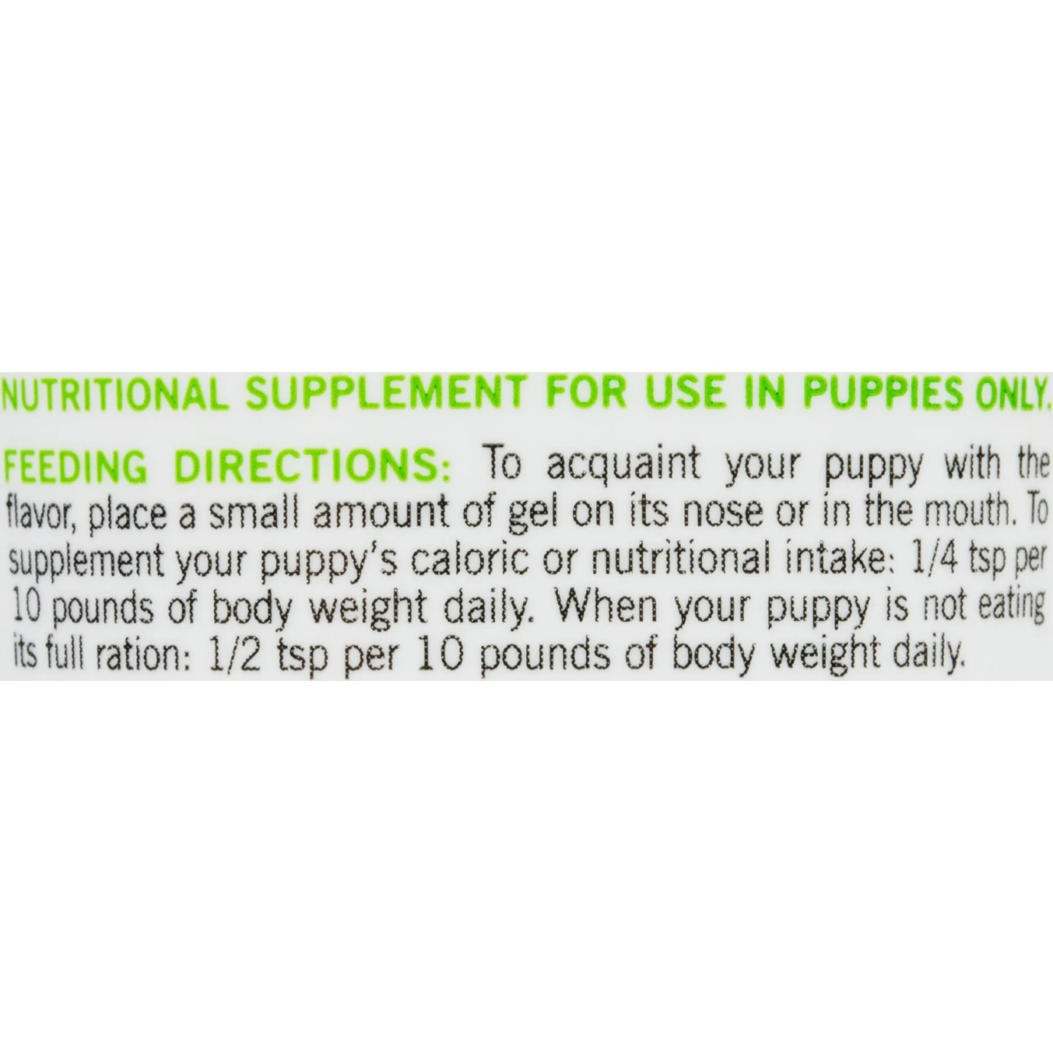 Tomlyn Nutri-Cal Malt Flavored Gel High Calorie Supplement For Puppies 5 Tomlyn Nutri-Cal Malt Flavored Gel High Calorie Supplement For Puppies - Image 5