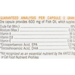 Vetoquinol Triglyceride OMEGA Omega-3 Fatty Acid Small Breeds Supplement For Cats & Dogs -Pet Wellness 72402 PT3. AC SS1800 V1484581925
