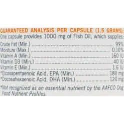 Vetoquinol Triglyceride OMEGA Omega-3 Fatty Acid Medium Breed Supplement For Dogs 8 Vetoquinol Triglyceride OMEGA Omega-3 Fatty Acid Medium Breed Supplement For Dogs -Pet Wellness 72405 PT3. AC SS1800 V1486998110