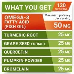 StrellaLab Anti Itch Allergy Relief Omega Bacon Flavor Dog Chews 13 StrellaLab Anti Itch Allergy Relief Omega Bacon Flavor Dog Chews -Pet Wellness 726406 PT5. AC SS1800 V1671123354