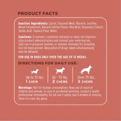 Project Watson Eye Health Salmon & Carrot Flavored Soft Chew Supplement For Dogs, 60 Count -Pet Wellness 727982 PT7. AC SS1800 V1670512699