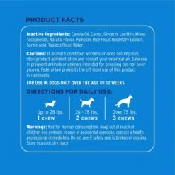 Project Watson Eye & Multi Health Pumpkin & Carrot Flavored Soft Chew Supplement For Dogs, 60 Count -Pet Wellness 727998 PT7. AC SS1800 V1670513228