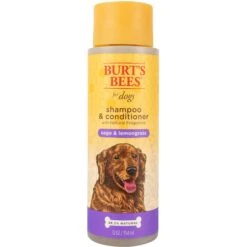 Burt's Bees Lemongrass & Sage Scented Dog Shampoo & Conditioner, 12-oz Bottle