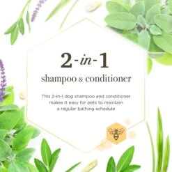 Burt's Bees Lemongrass & Sage Scented Dog Shampoo & Conditioner, 12-oz Bottle 7 Burt's Bees Lemongrass & Sage Scented Dog Shampoo & Conditioner, 12-oz Bottle -Pet Wellness 730015 PT2. AC SS1800 V1676751808