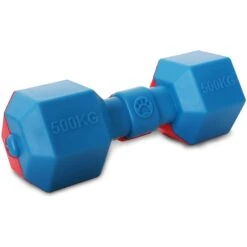 Pet Life Dumbbell Durable Water Floating Chew & Fetch Dog Toy