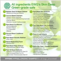 Hyponic Unscented Natural Therapy Hypoallergenic Dog Shampoo, 10.1-oz Bottle -Pet Wellness 730878 PT7. AC SS1800 V1671823286