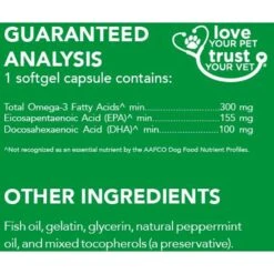 Nutramax Welactin Omega-3 Fish Oil Skin Liquid Softgels Skin & Coat Supplement For Dogs -Pet Wellness 73553 PT4. AC SS1800 V1668631464