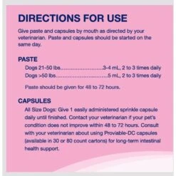 Nutramax Proviable Paste & Capsules Digestive Supplement Kit -Pet Wellness 73560 PT6. AC SS1800 V1672764524