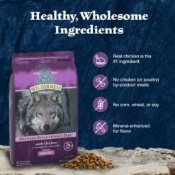 Blue Buffalo Wilderness Adult Small Bite High Protein Natural Chicken & Wholesome Grains Dry Dog Food -Pet Wellness 735670 PT5. AC SS1800 V1694548944