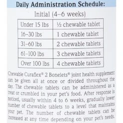 Travco Products Nutramax Curaflex 2 Chewable Tablets Joint Health Supplement For Dogs, 120 Count -Pet Wellness 73570 PT4. AC SS1800 V1497457435