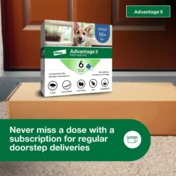 Advantage II Flea Spot Treatment For Dogs, Over 55 Lbs -Pet Wellness 73929 PT8. AC SS1800 V1680187631