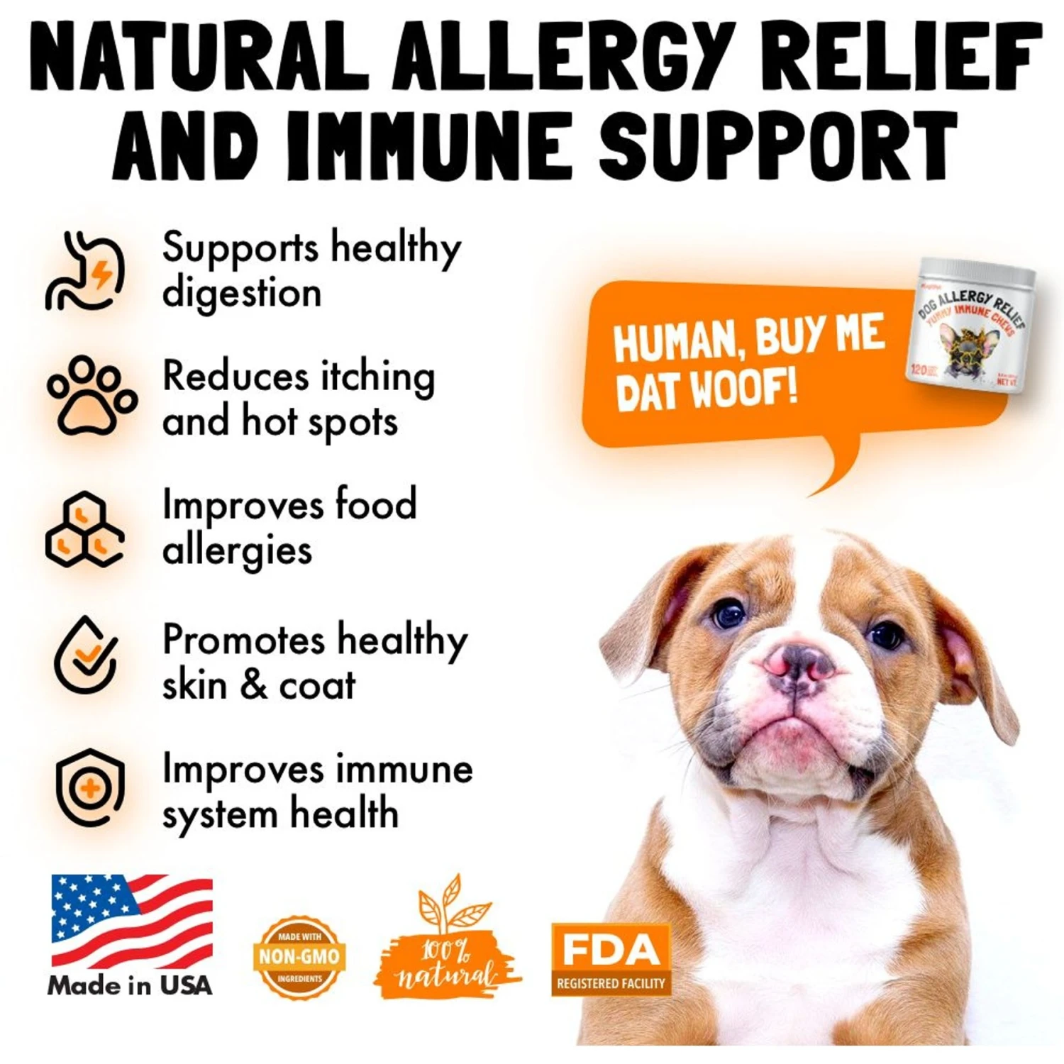 Legitpet Allergy & Immune Support Chicken Flavored Chew Supplement For Adult Dogs 2 Legitpet Allergy & Immune Support Chicken Flavored Chew Supplement For Adult Dogs - Image 2