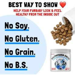 Legitpet Probiotic Multivitamin Chicken Flavored Chew Supplement For Adult Dogs -Pet Wellness 740790 PT2. AC SS1800 V1673627801