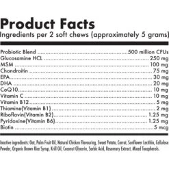 Legitpet Probiotic Multivitamin Chicken Flavored Chew Supplement For Adult Dogs -Pet Wellness 740790 PT4. AC SS1800 V1673628359
