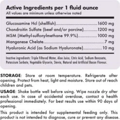 Legitpet Liquid Glucosamine Bacon Flavored Joint Supplement For Adult Dogs, 32-oz Bottle -Pet Wellness 740838 PT5. AC SS1800 V1673628357