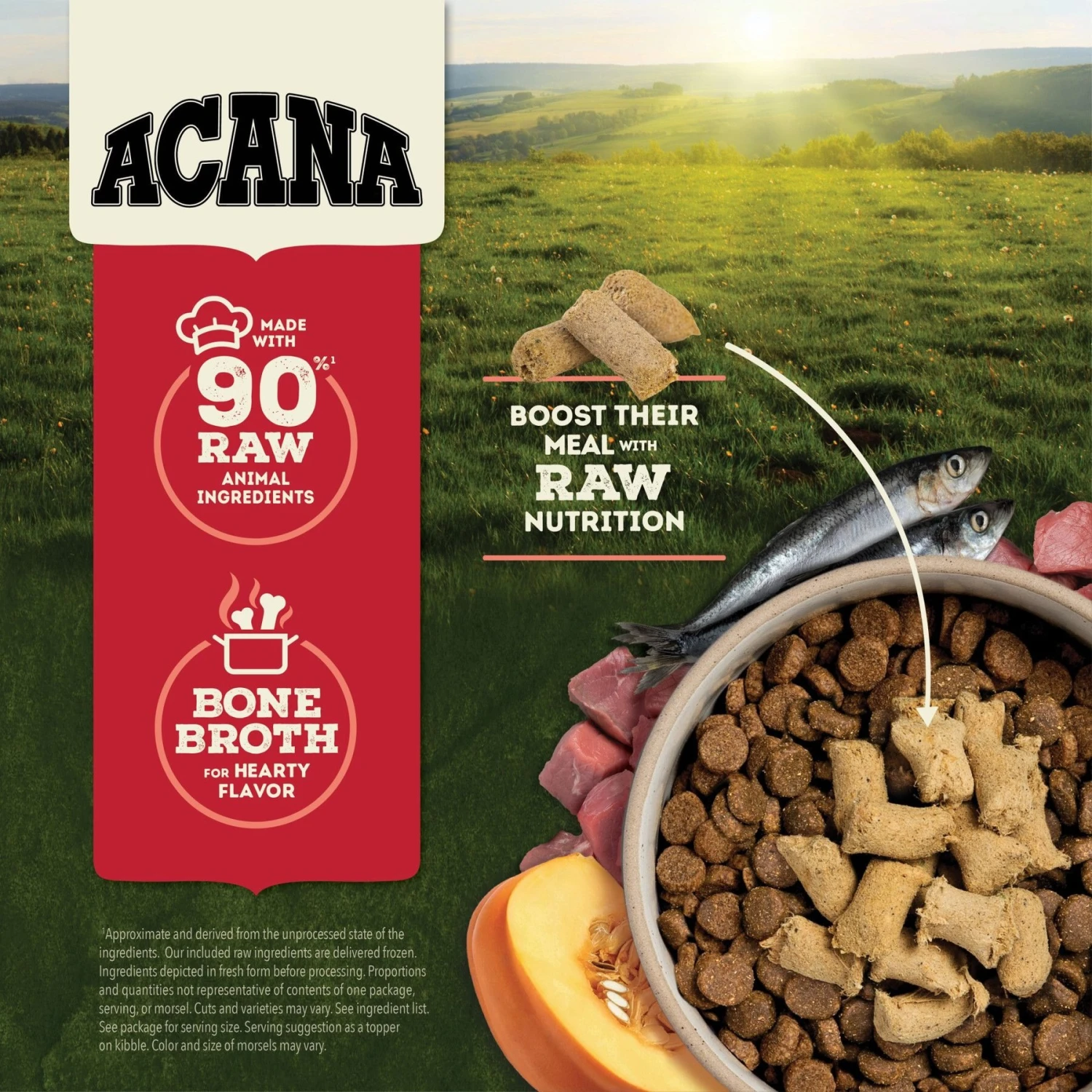 ACANA Ranch-Raised Beef Recipe Morsels Grain-Free Freeze-Dried Dog Food & Topper, 8-oz Bag 5 ACANA Ranch-Raised Beef Recipe Morsels Grain-Free Freeze-Dried Dog Food & Topper, 8-oz Bag - Image 5