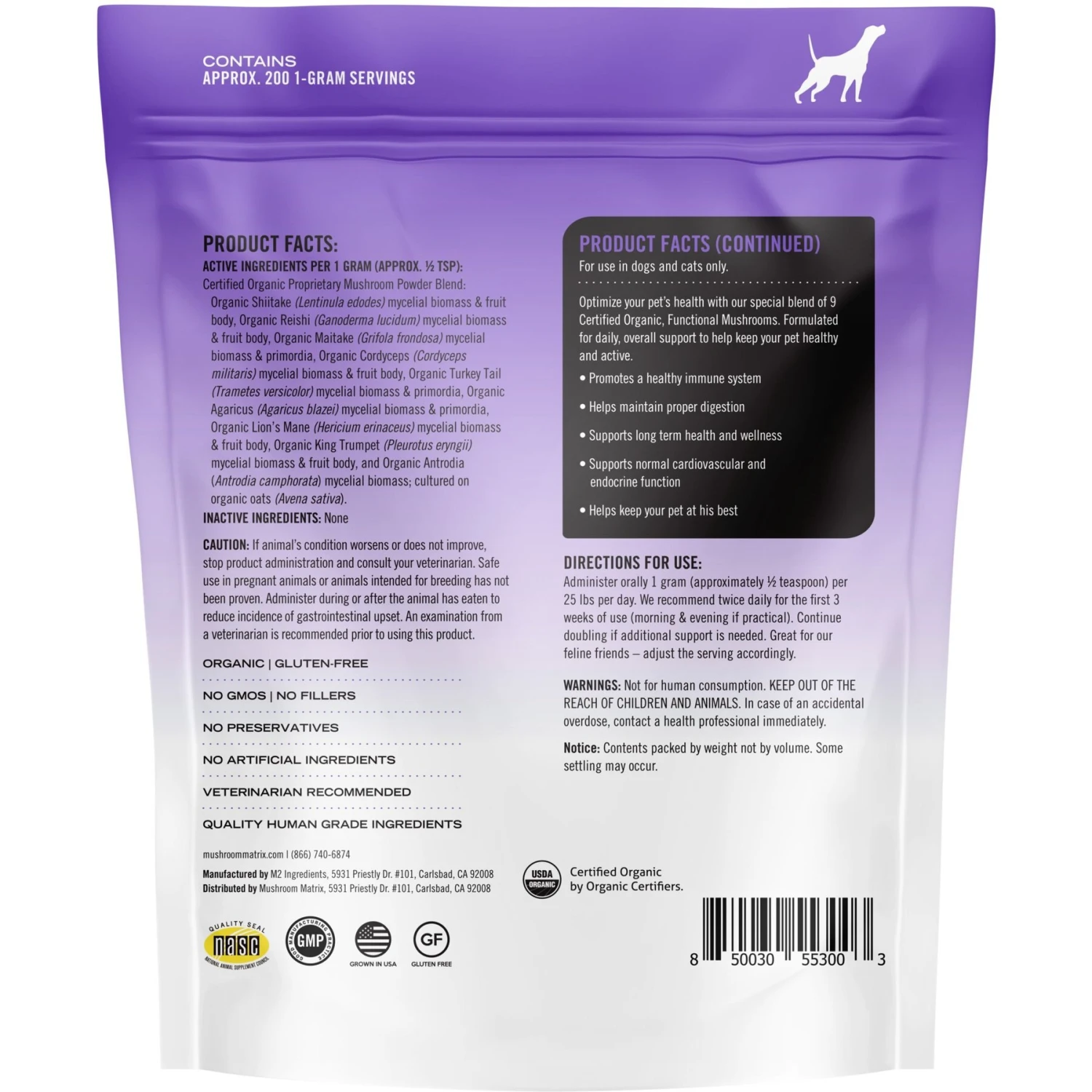 Canine Matrix Healthy Pet Daily Immune Support Dog Supplement 2 Canine Matrix Healthy Pet Daily Immune Support Dog Supplement - Image 2