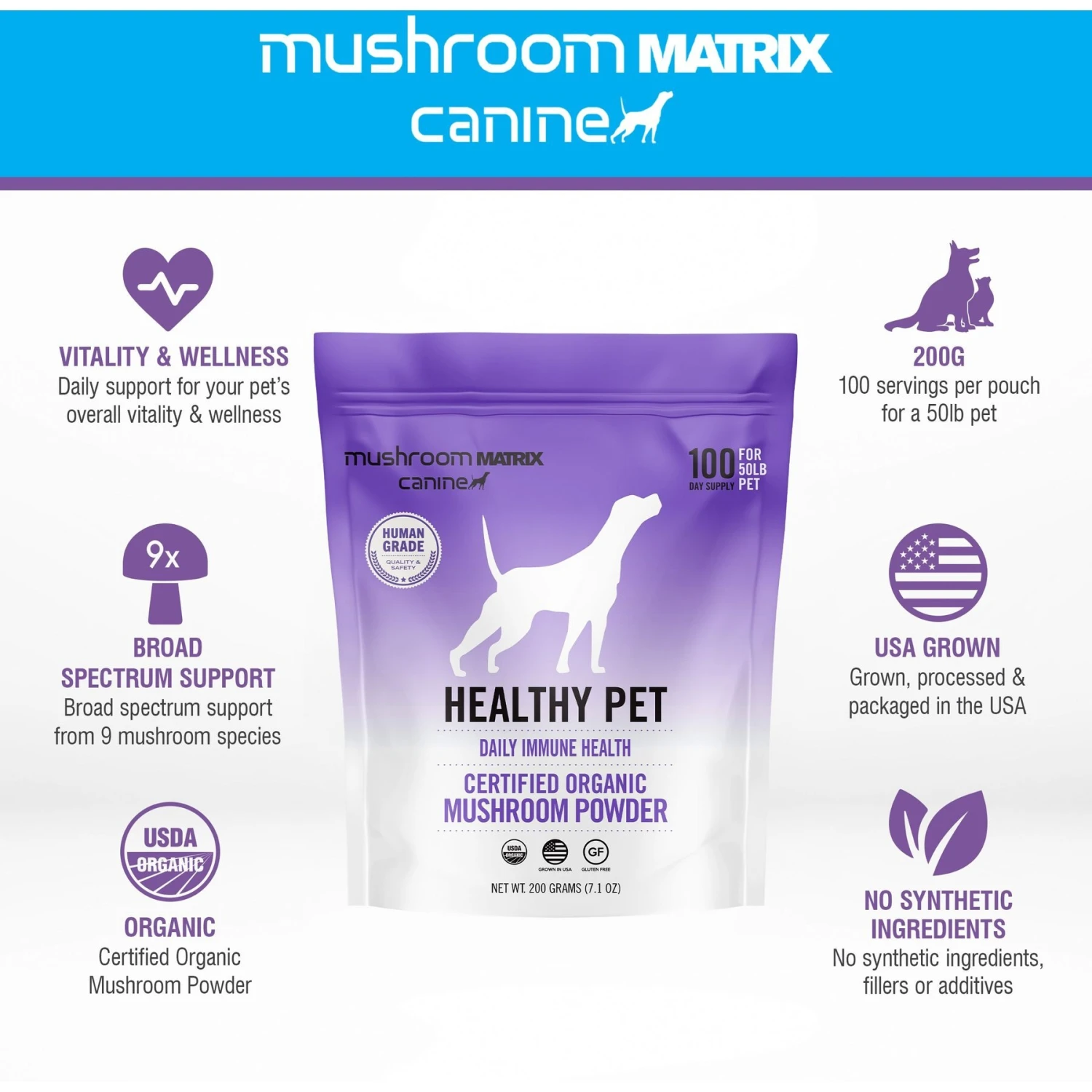 Canine Matrix Healthy Pet Daily Immune Support Dog Supplement 3 Canine Matrix Healthy Pet Daily Immune Support Dog Supplement - Image 3